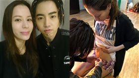 謝和弦,扣嫂（圖／翻攝自臉書）