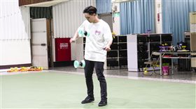 ▲「扯林至尊」趙志翰環台活動到後龍國小。（圖／非常棒提供）