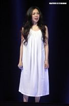 萬芳出道28年第一次小巨蛋開唱「時間仍然繼續在走｣演唱會。（記者邱榮吉/攝影）