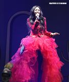 萬芳出道28年第一次小巨蛋開唱「時間仍然繼續在走｣演唱會。（記者邱榮吉/攝影）