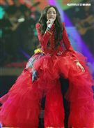 萬芳出道28年第一次小巨蛋開唱「時間仍然繼續在走｣演唱會。（記者邱榮吉/攝影）