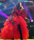 萬芳出道28年第一次小巨蛋開唱「時間仍然繼續在走｣演唱會。（記者邱榮吉/攝影）