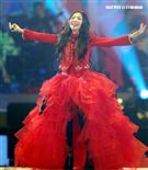 萬芳出道28年第一次小巨蛋開唱「時間仍然繼續在走｣演唱會。（記者邱榮吉/攝影）