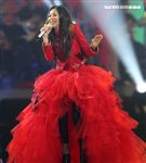 萬芳出道28年第一次小巨蛋開唱「時間仍然繼續在走｣演唱會。（記者邱榮吉/攝影）