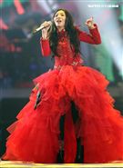 萬芳出道28年第一次小巨蛋開唱「時間仍然繼續在走｣演唱會。（記者邱榮吉/攝影）