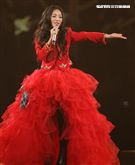 萬芳出道28年第一次小巨蛋開唱「時間仍然繼續在走｣演唱會。（記者邱榮吉/攝影）