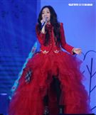 萬芳出道28年第一次小巨蛋開唱「時間仍然繼續在走｣演唱會。（記者邱榮吉/攝影）