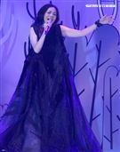 萬芳出道28年第一次小巨蛋開唱「時間仍然繼續在走｣演唱會。（記者邱榮吉/攝影）