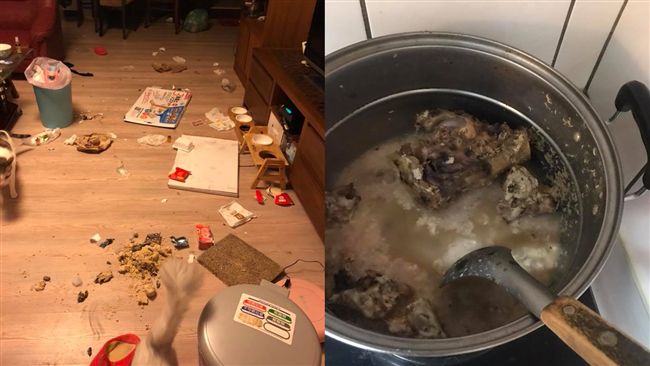 女租屋貓屎垃圾灑滿地　暗黑料理長蛆