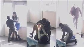 俄羅斯一名男子持刀闖入商店襲擊女店員，甚至企圖想性侵對方（圖／翻攝自每日郵報）