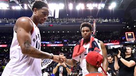 DeMar DeRozan與Kyle Lowry(ap)