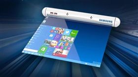 三星（Samsung）將推出可捲曲螢幕的手機，外觀宛如一支輕便的「唇膏」（圖／翻攝自PHConcepts YouTube）