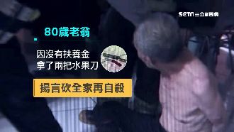 不滿兒扶養金分配　老翁持刀揚言殺人
