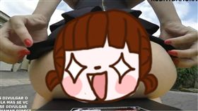 重機,女駕駛,短裙,騎車,OL,內褲,巴西,Rudny Alan Damasceno,YouTube 圖／翻攝自YouTube