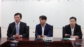 時代力量黨團召開記者會，要求新任教育部長吳茂昆上台前，親自說明爭議。（圖／時代力量黨團提供）