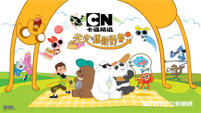 充氣裝置玩到翻　老皮野餐義大登場