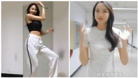 大陸「佛系校花」鄧依凡（圖／翻攝自梨視頻）