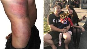 桃園,家暴,藤條（左圖爆怨公社，右圖翻攝臉書）