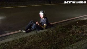 騎士驚悚自摔滑行　背部重傷削一層皮