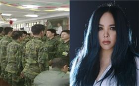 台東太平營區早安曲，竟是天后阿妹母親創作的，合成圖／EMI提供