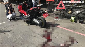 小黃未依號誌左轉　重機騎士噴飛慘死