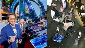 小勞勃道尼，漫威，上海迪士尼，垃圾。（合成圖／翻攝自微博）