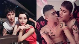 大陸網紅何承熹控訴前夫余小泉騙婚。(合成圖翻攝自微博)