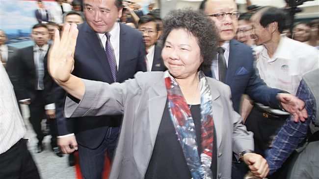輔選蘇貞昌　陳菊：清楚政務官分際