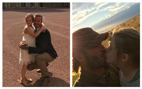 貝克漢放縱愛女開車駕駛，挨轟寵女過度。（圖／翻攝自貝克漢IG）