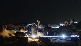 夜訪女王頭，野柳地質國家公園（記者柯智翔攝影）