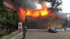 嘉義,宮廟,火警,鐵皮屋,普照宮（圖／翻攝畫面）