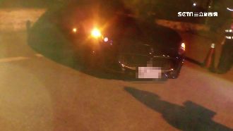 閃狗撞橋墩！8百萬超跑「目屎那滴」