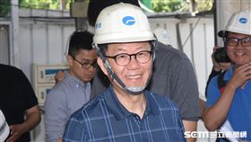 丁守中、市議員王鴻薇探勘大巨蛋。 圖／記者林敬旻攝