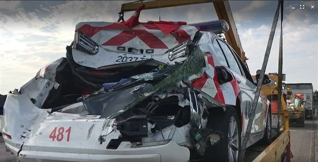 疲勞駕駛釀禍　3人成夾心餅慘死輪下
