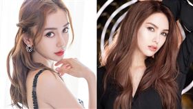 昆凌,Angelababy,楊穎,／翻攝自微博、臉書