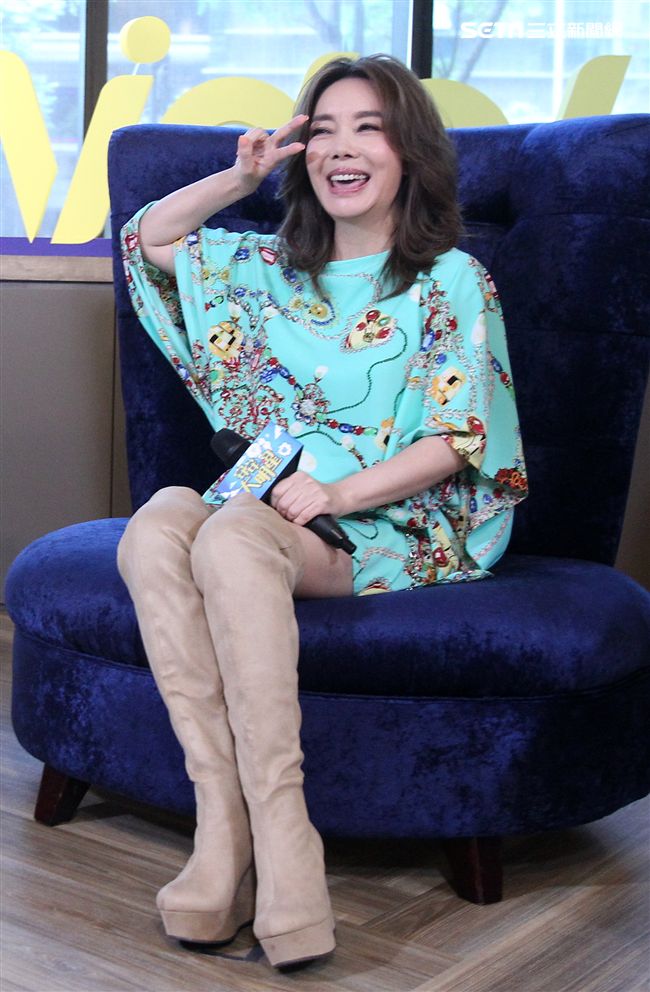 辛曉琪安安大明星。（記者邱榮吉/攝影）