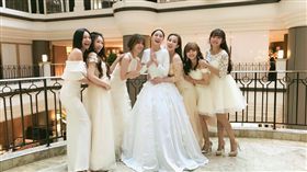 陶嫚曼婚禮，伴娘陣容超強大。(圖/翻攝自IG）