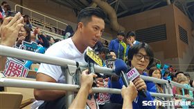 富邦悍將高國輝觀戰SBL總冠軍賽（圖／記者劉家維攝）