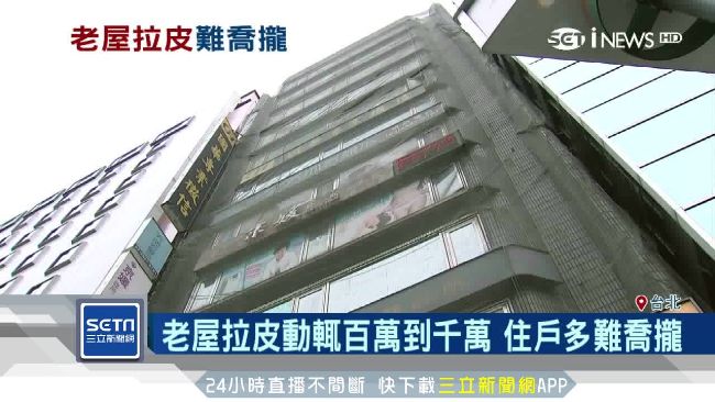 為防外牆剝落　大樓竟以「絲襪套頭」