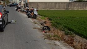 彰化,秀水,車禍,祖孫三代(翻攝畫面)