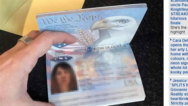 英女網購洗髮精　卻收到一箱美國護照