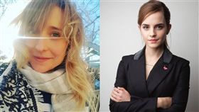 女星入邪教誘女當性奴 傳艾瑪華森險入火坑（左圖／翻攝自艾莉森麥克IG、右圖／翻攝自艾瑪華森臉書）