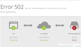 內政部「身分證明文件再設計」票選官網遭受攻擊。（圖／內政部網頁截圖）