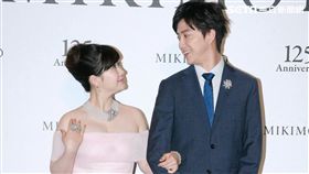 江宏傑福原愛兩人的一舉一動一顰一笑都充滿粉紅泡泡。（記者／蔡世偉攝影）