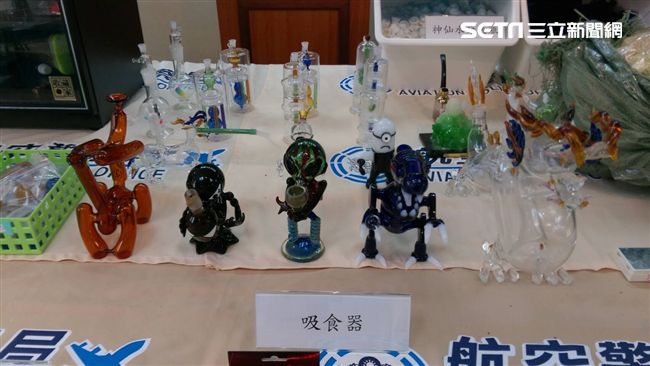吸食器如藝術品　航警：看了都好喜歡
