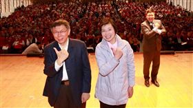 柯文哲赴新竹合體徐欣瑩 民國黨提供