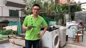 童仲彥考察新竹榮光路私娼寮（圖／翻攝自童仲彥FB）