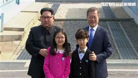 金正恩,北韓,南韓,文在寅,會面,握手,南北韓峰會,領袖,花童