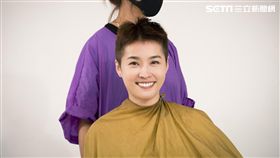 小嫻為戲落髮／TVBS提供