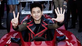  林志穎今（２７）日南陽某商場開業活動現場。(圖／綜合報導)